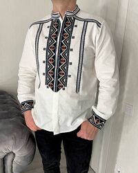 S, M, L, XL Чоловіча сорочка вишиванка