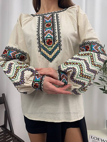 S, M, L блуза вишиванка