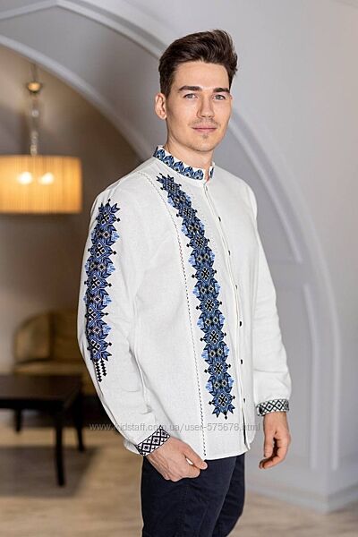 S, M, L, XL, 2XL Чоловіча вишита сорочка вишиванка