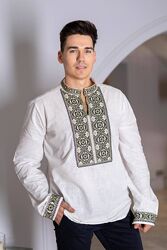 S, M, L, XL, 2XL Чоловіча вишита сорочка вишиванка