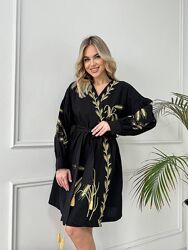 S, M, L Сукня вишиванка на запах