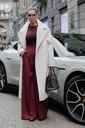 S-M, L-XL пальто щільна тканина діагональ, підклад