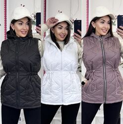 S, М, L, ХЛ, 2ХЛ Жилетка плащівка Лаке, 150 силікон