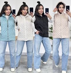 S, М, L, ХЛ, 2ХЛ Жилетка плащівка Лаке, 150 силікон