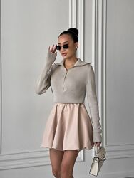 XS, S, M, L Спідниця Тюльпан виготовлена з еко-шкіри на замшевій основі