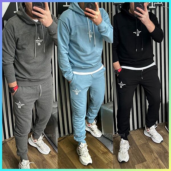 M, L, XL, XXL чоловічий костюм двунитка пен&acuteє