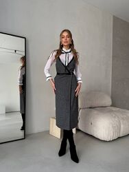 XS, S, M, L Сарафан Дарина трикотаж твід