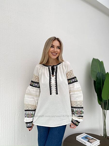 S, M, L блуза вишиванка