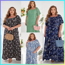 р.56 до 70р. сукня якісний турецький штапель