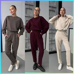 S, M, L костюм тринитка петля