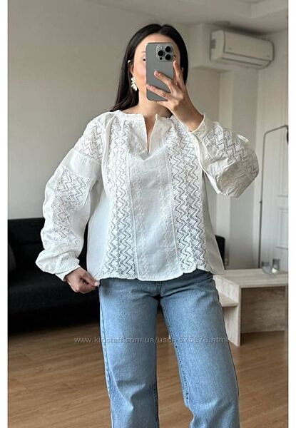 S, M, L блуза вишиванка
