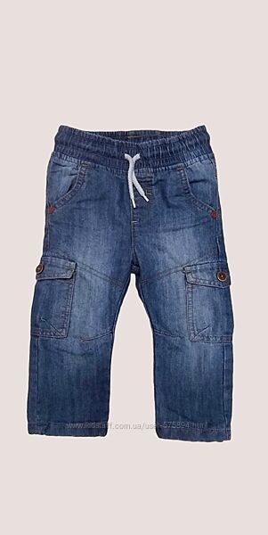 Утепленные джинсы для мальчика topomini р.80 