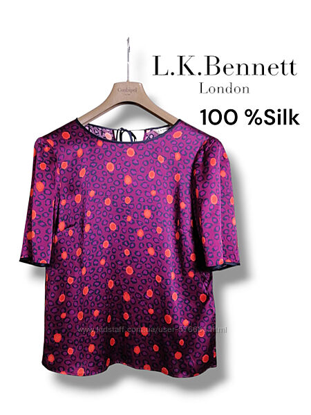 Шовкова блуза преміального бренду LK Bennett