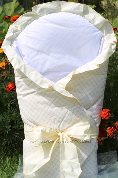 Конверт-одеяло для выписки из роддома детей Milpol  бежевый 