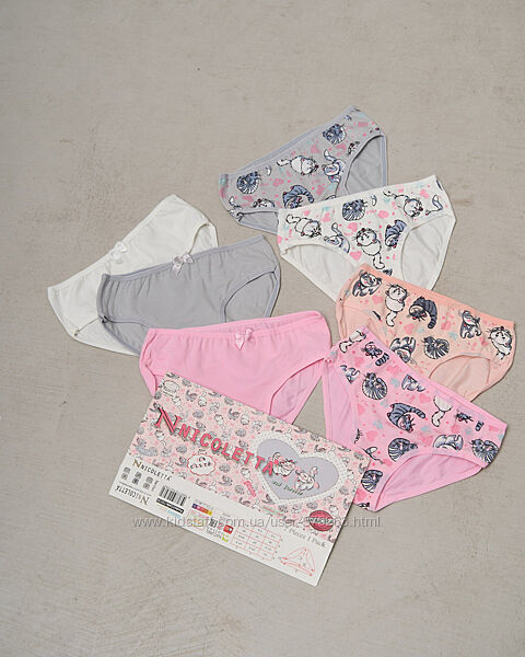 Набір дитячих трусиків 7 шт Ніколетта 