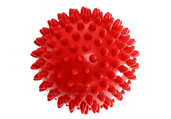 Мягкий надувной массажный мячик 7.5 см, 3 цвета
