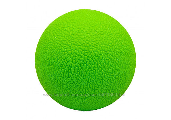 Твердый массажный мячик 6 см, 5 цветов