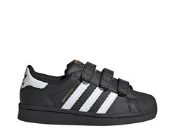Шкіряні  кросівки Adidas Superstar р.33,5 оригінал, на липучках, чорні 