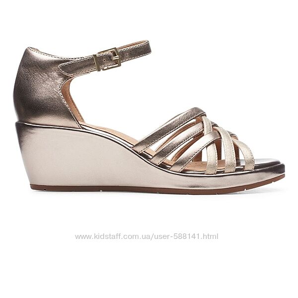 Clarks Un Plaza Vibe кожаные босоножки