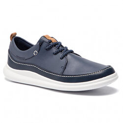Clarks Cloud Blaze K Navy кожаные туфли