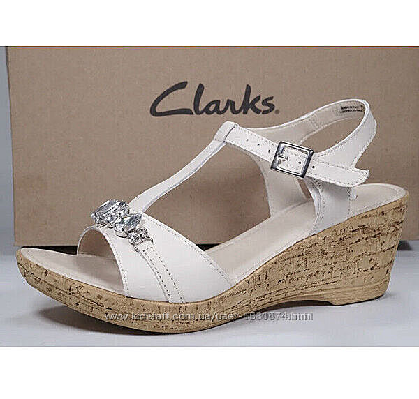 Clarks Shireen Ray кожаные босоножки
