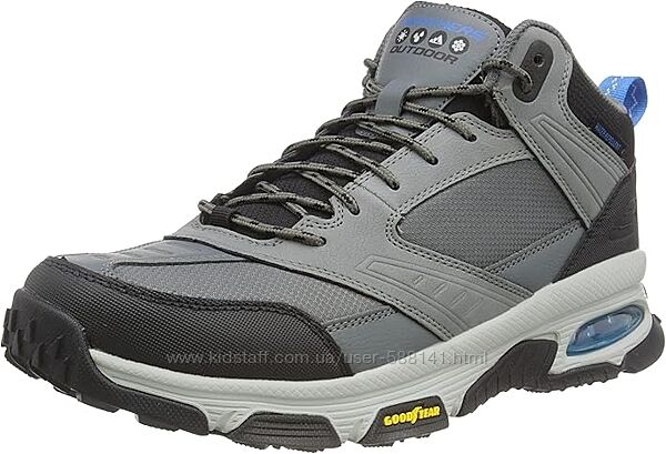 Skechers 237215 Char, кожаные высокие кроссовки размер 44