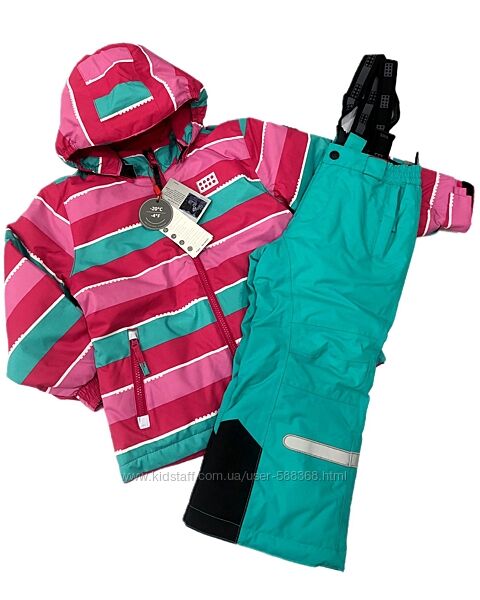 Зимовий комплект костюм куртка штани lego wear р.104-110 на дівчинку 