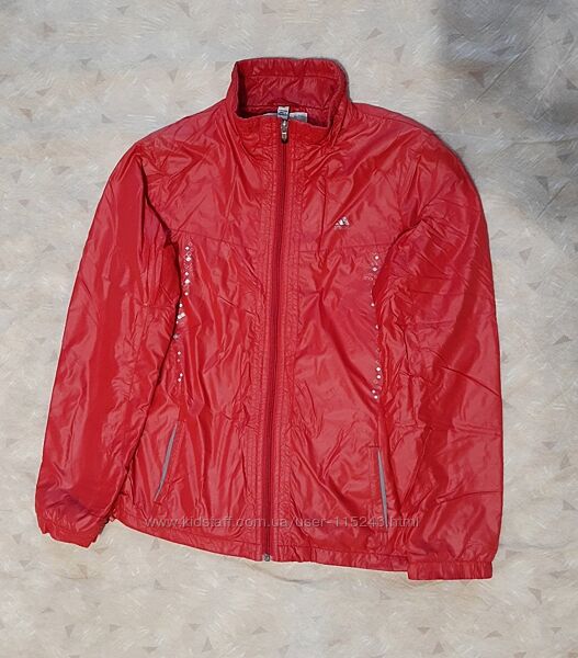 Жіноча стильна вітровка на флісі ADIDAS