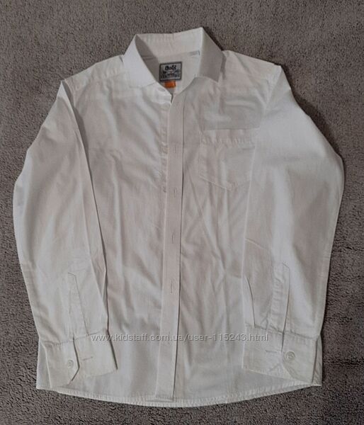 Біла яскрава сорочка BOBI & KIDS CLOTHING 8-9років