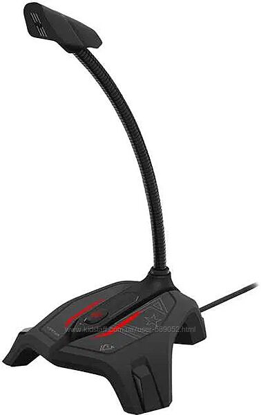 Мікрофон Vertux Streamer-2 LED, USB Чорний