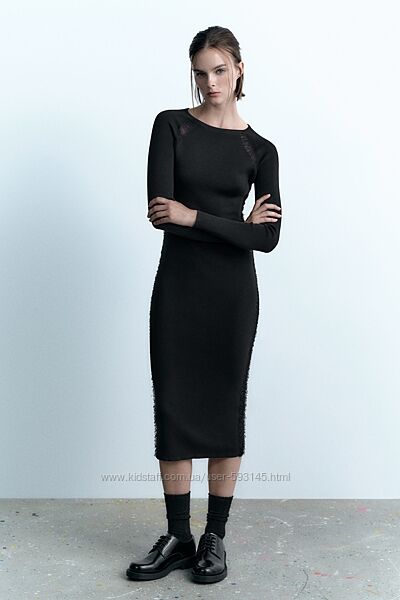 Сукня чорна стильна Zara