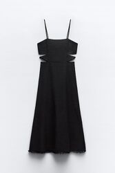 Сукня чорна гарна якісна бавовна Zara Зара