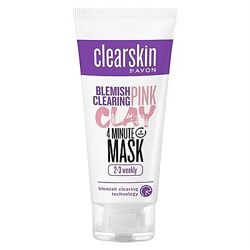 Рожева глиняна маска для обличчя Для проблемної шкіри Avon Clearskin