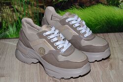 Кросівки натуральна шкіра якість Versace М23 розмір 36