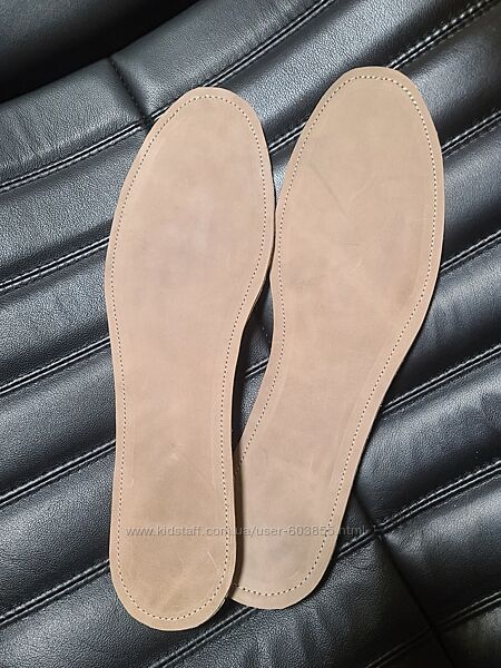 Кожаные стельки для обуви натуральная кожа двухслойная. Все размеры 36-49