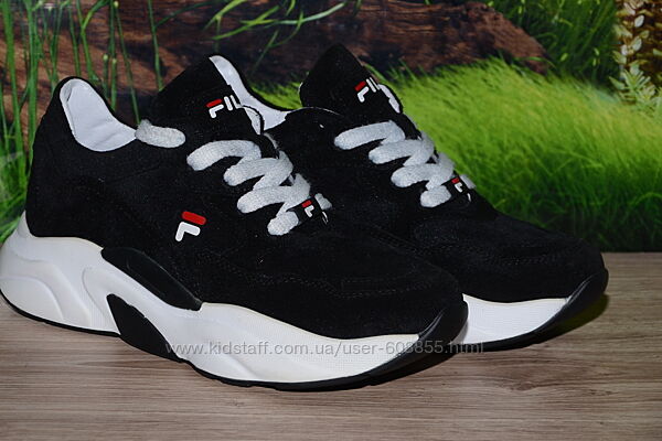 Кроссовки высокие кожа натуральная замша С6 размер 37