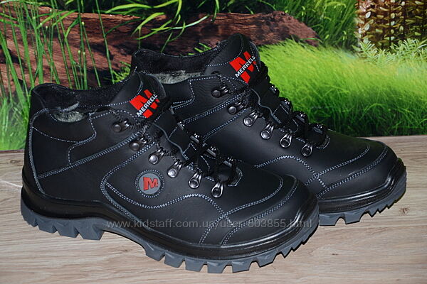 В наявності Ботинки зимоходы кожа, мех натуральные м58 merrell размер 45