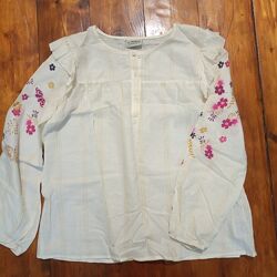Блузка вышиванка для девочки 10-11 лет