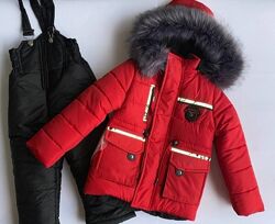 Зимняя куртка для мальчиков , комбинезон 24-32 рр