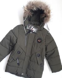 Теплая зимняя куртка для мальчика 116 рр