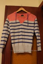 Полосатый свитерок с капюшоном Reserved размер s