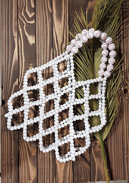 Сумка- авоська из бусин