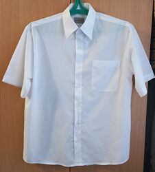 Рубашка от бренда Sasson/Германия/Color-White/короткий рукав.