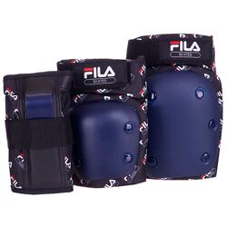 Комплект защиты FILA 6075111 синяя М для роликовых коньков , скейтбордистов