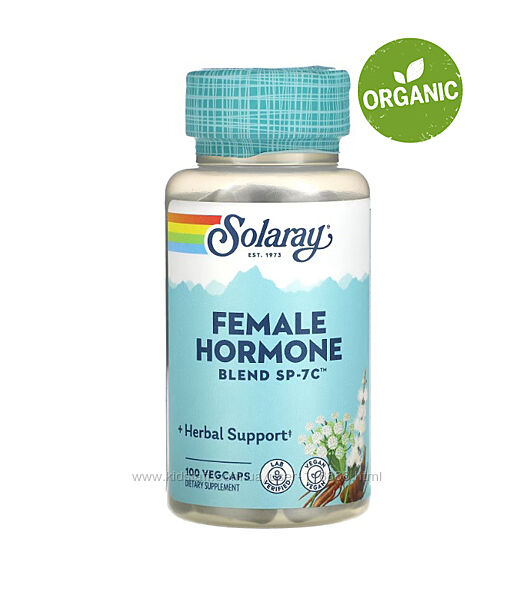 Solaray, Смесь женских гормонов SP-7C, 100/180 капсул