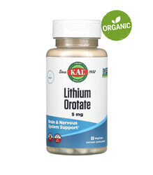 KAL, Оротат лития, 5 мг, 60 капсул
