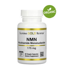 California Gold Nutrition, NMN никотинамид мононуклеотид, 175 мг, 60 капсул
