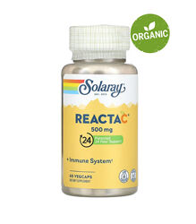 Solaray, Reacta-C, вітамін С, 500 мг, 60 капсул