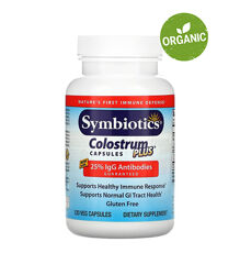 Symbiotics, Колострум Плюс, симбиотики из молозива, 60/120 капсул