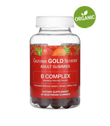 California Gold Nutrition, Комплекс витаминов группы В, b, 45 таблеток 